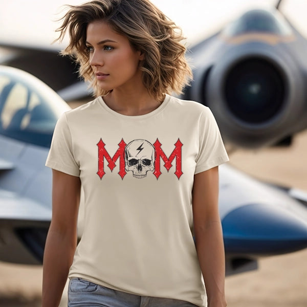 Rocker Mom Skull Mothers Day DTF Transfer