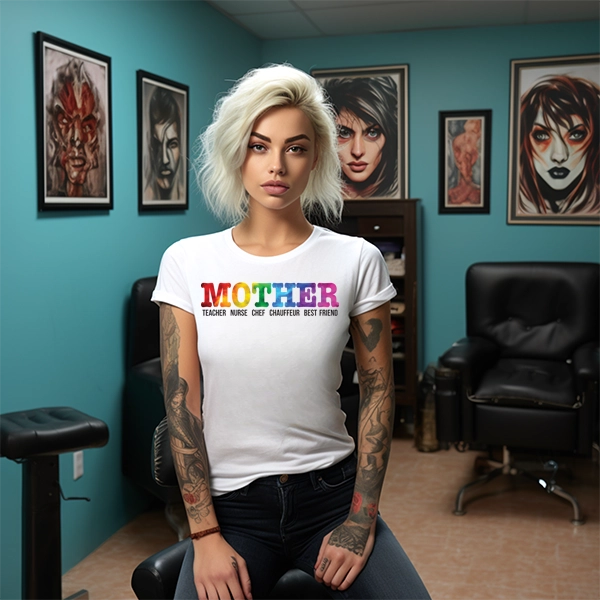 Mother Defined Teacher Nurse Chef Chauffeur Best Friend Mothers Day DTF Transfer