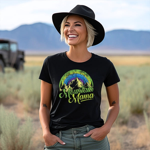 Mountain Mama Green Sunset Mothers Day DTF Transfer