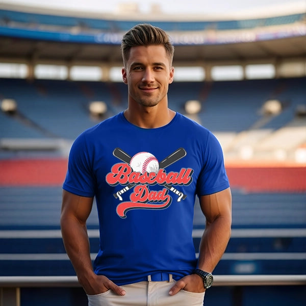 Baseball Dad Bats & Ball Father's Day DTF Transfer