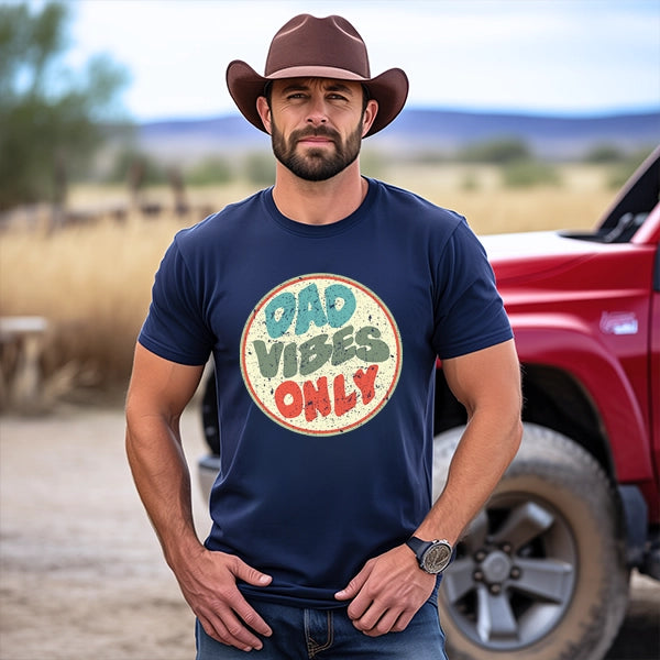 Dad Vibes Only Fathers Day DTF Transfer