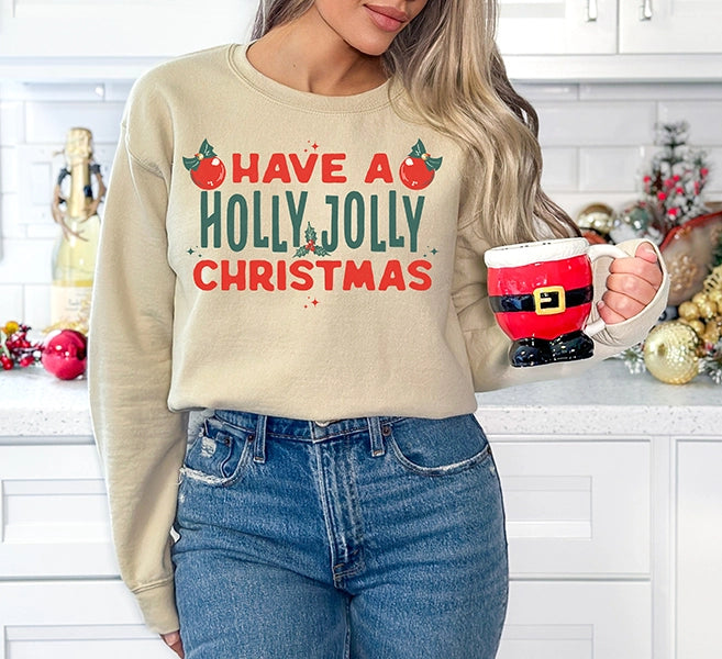 Have a Holly Jolly Christmas DTF Transfer