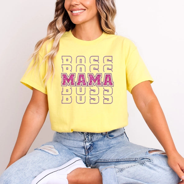 Mama Boss Stitch DTF Transfer