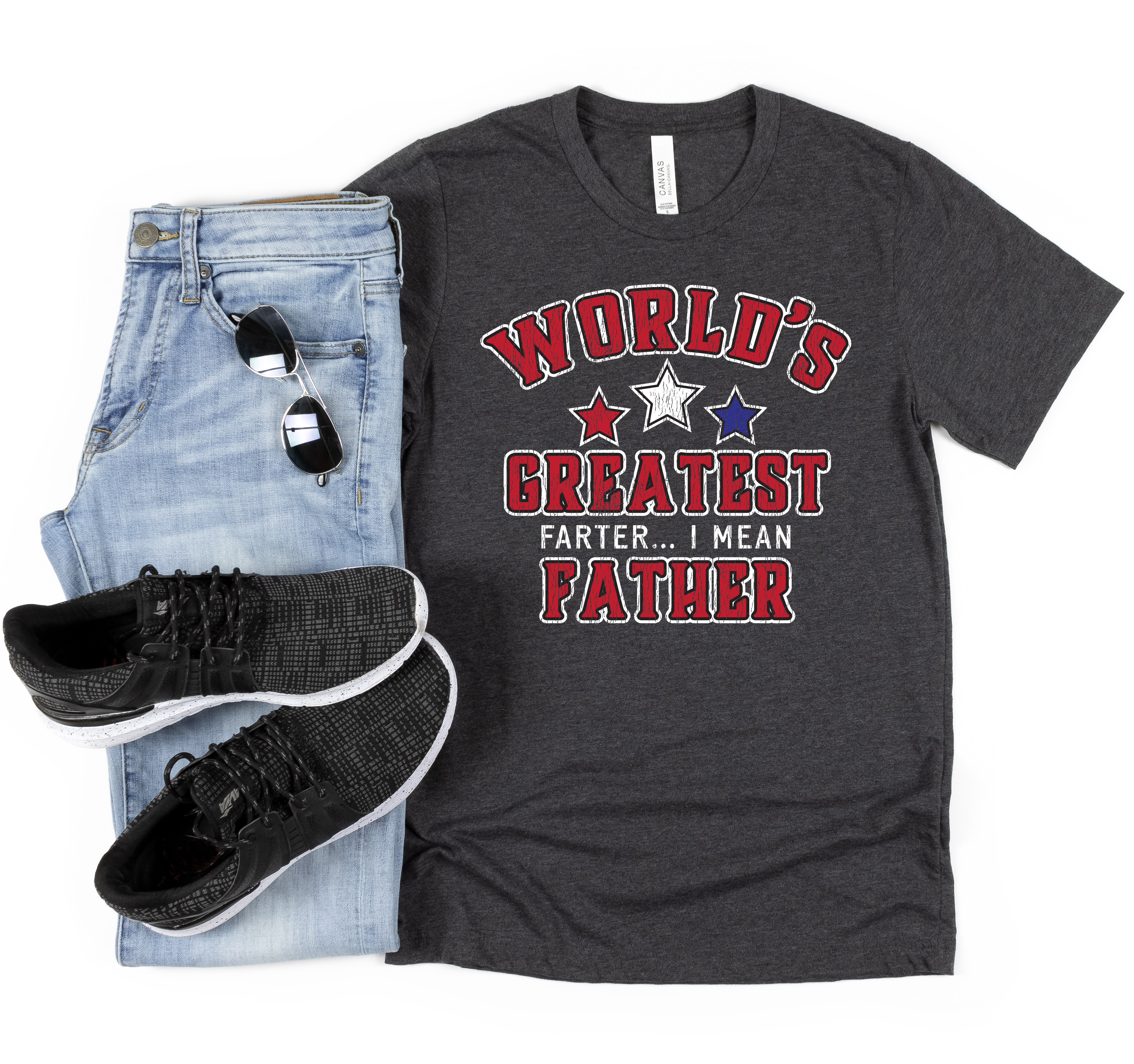 Worlds Best Farter I Mean Father DTF Transfer