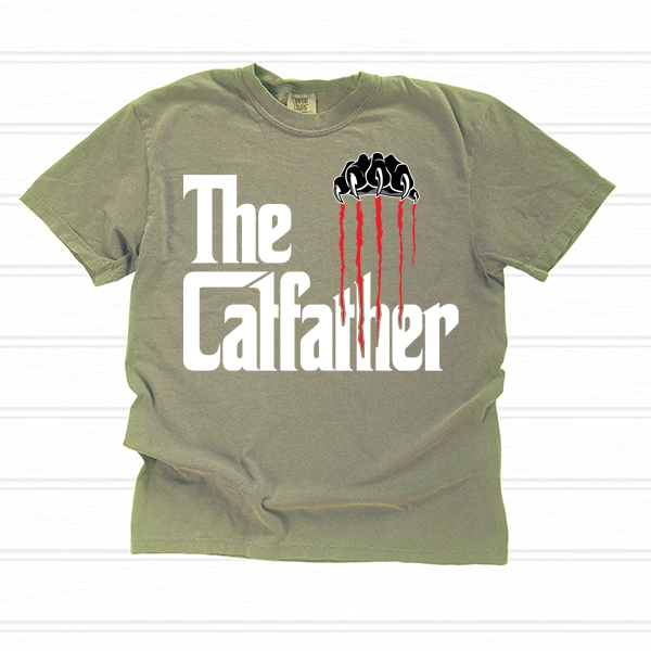 The Catfather Funny Cat Dad DTF TransferFathers Day