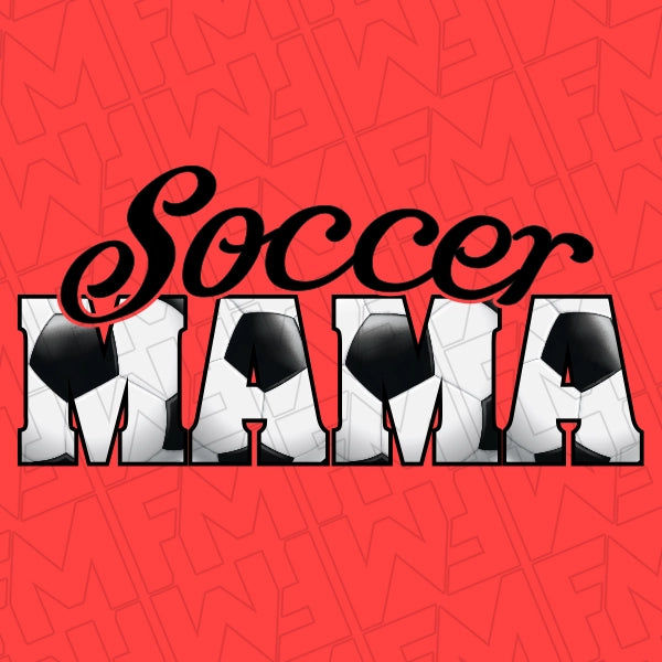 Soccer Mama applied to a shirt