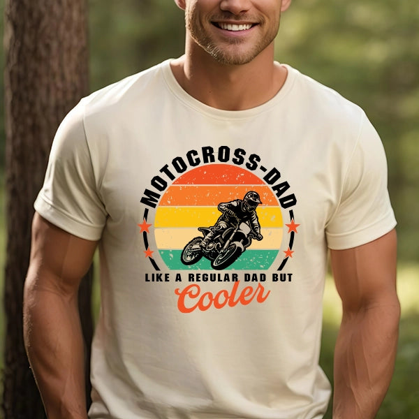Motocross Dad Like a regular Dad but Cooler DTF Transfer