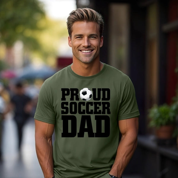 Proud Soccer Dad DTF Transfer