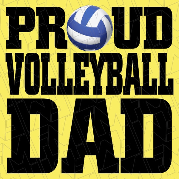 Proud Volleyball Dad DTF Transfer