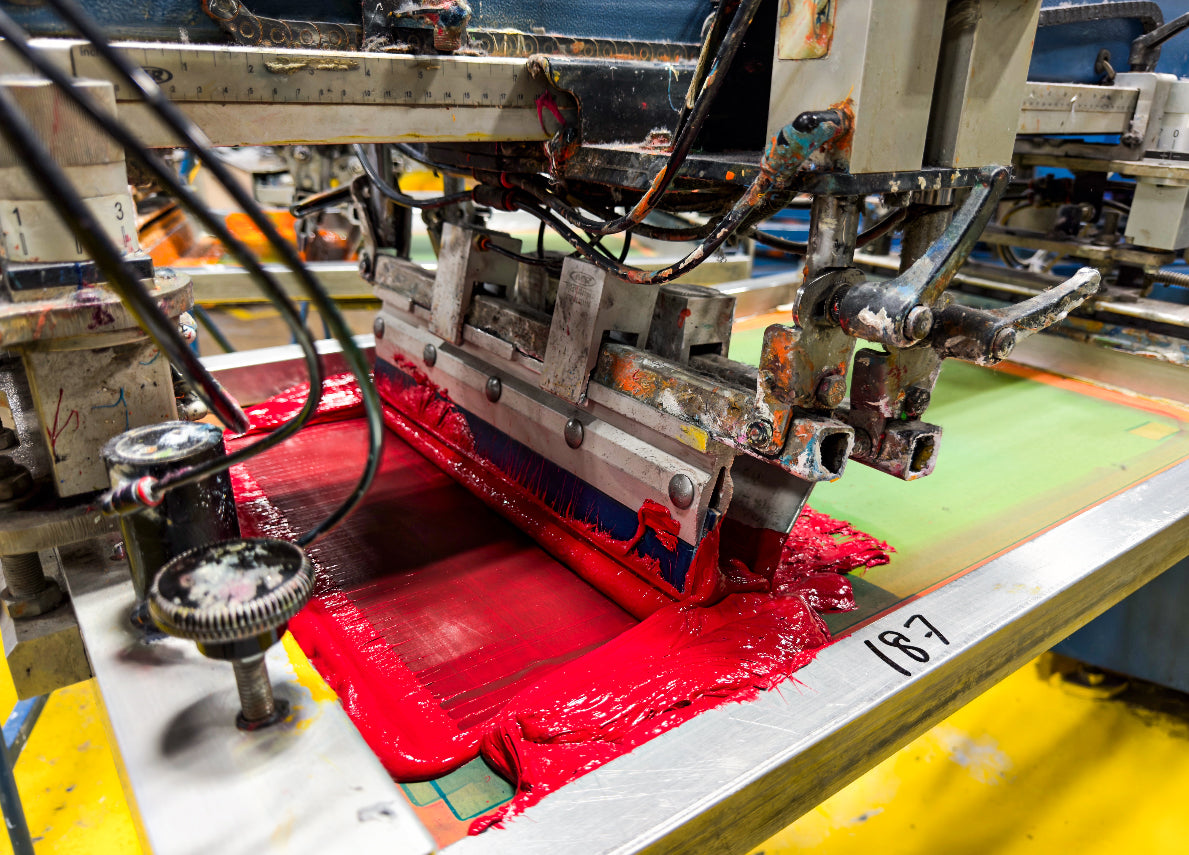 screen printing press