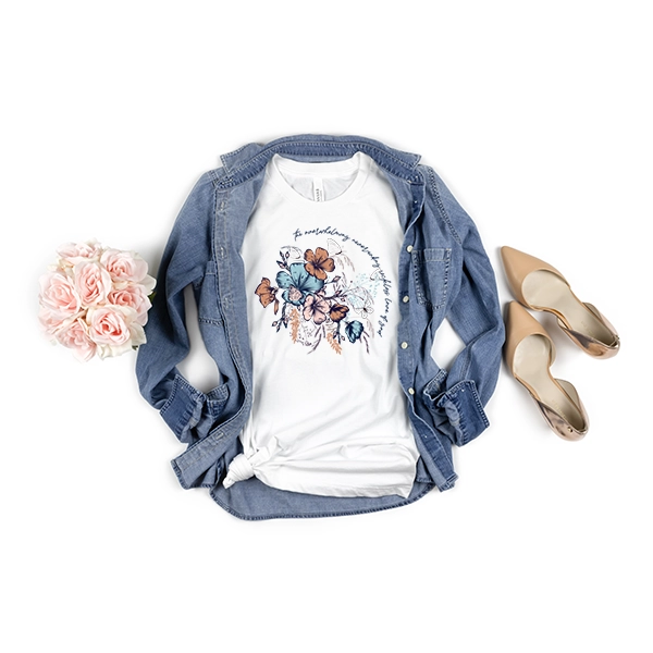 Neverending Reckless Love of God Boho Floral DTF Transfer