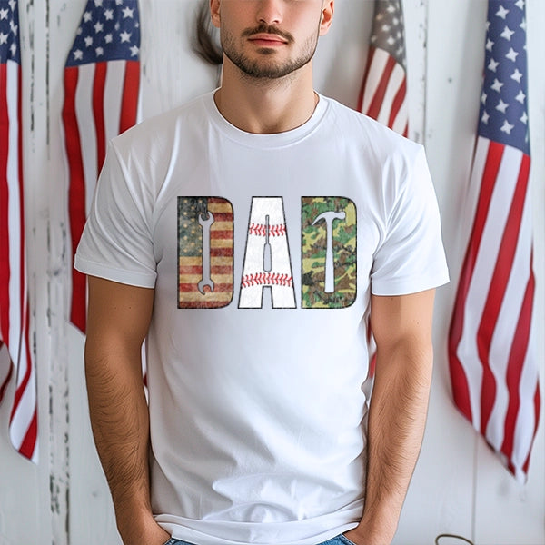 DAD Tools Baseball Dad Fathers Day DTF Transfer