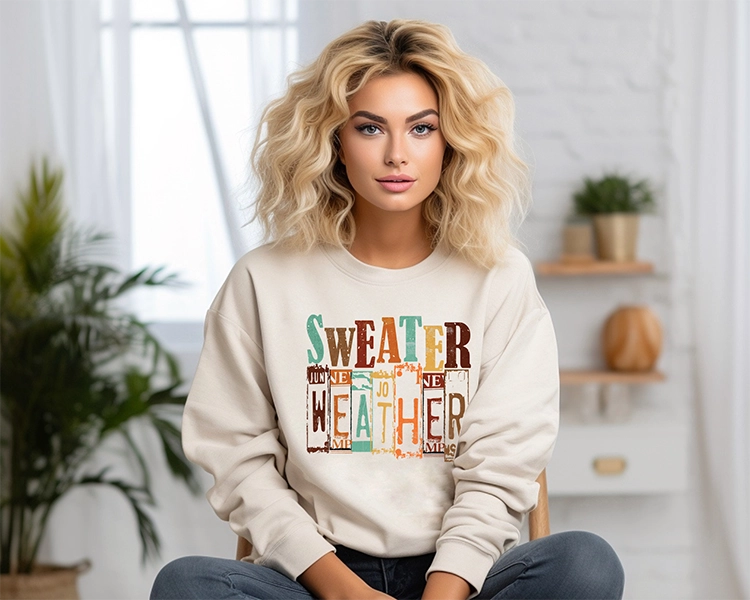 Sweater Weather Fall DTF Transfer