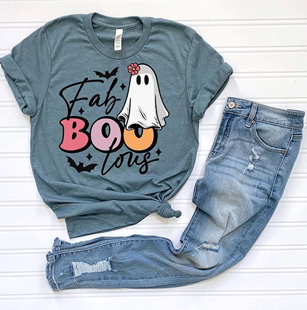 Fa-boo-lous Ghost Halloween DTF Transfer