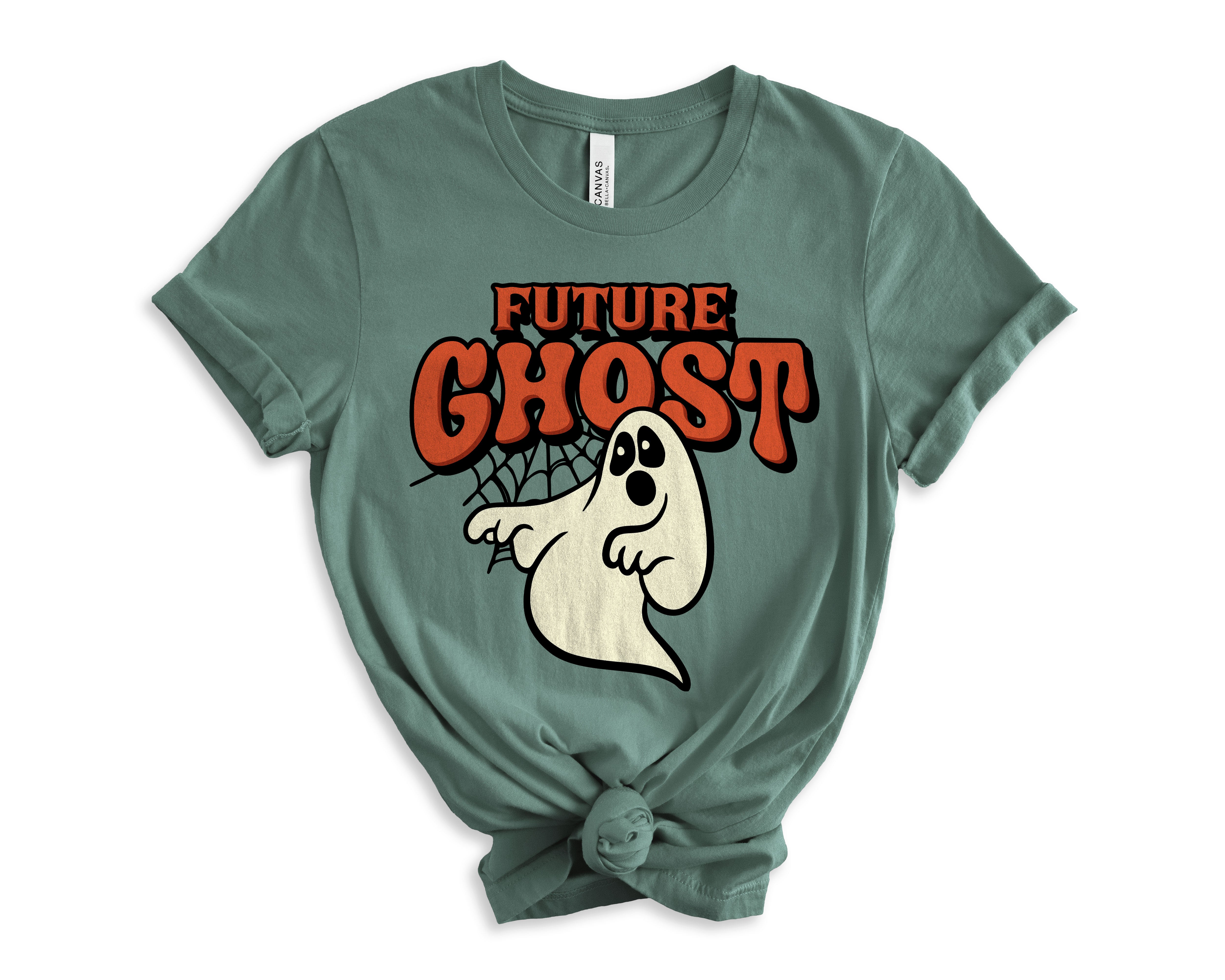 Retro Future Ghost Halloween DTF Transfer