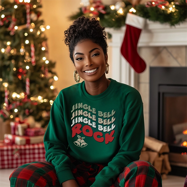 Jingle Bell Rock Christmas DTF Transfer