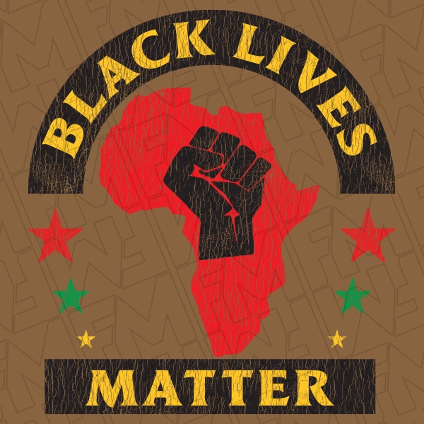 Black Lives Matter South Africa Fist DTF Transfer
