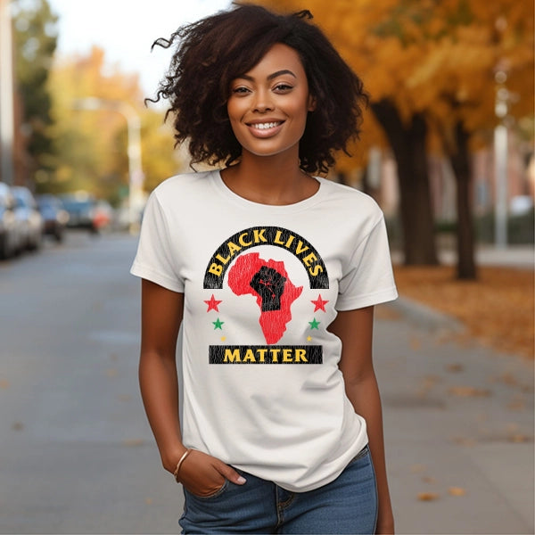 Black Lives Matter South Africa Fist DTF Transfer