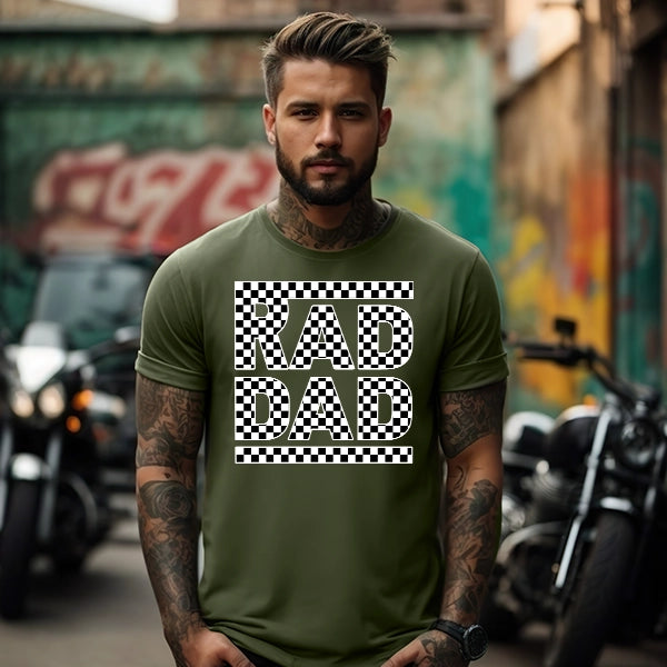 Rad Dad Checker DTF TransferFathers Day