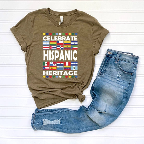 Celebrate Hispanic Heritage DTF Transfer