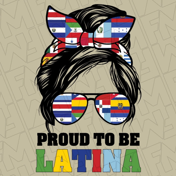 Proud to be Latina DTF Transfer