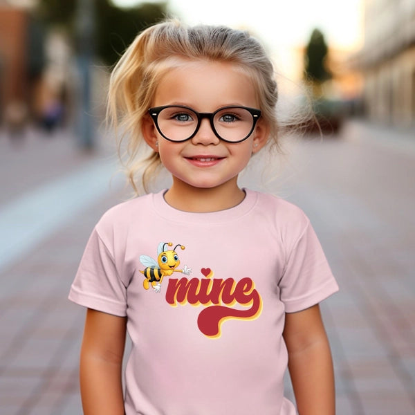 Bee Mine Cartoon Bee Kids DTF Transfer