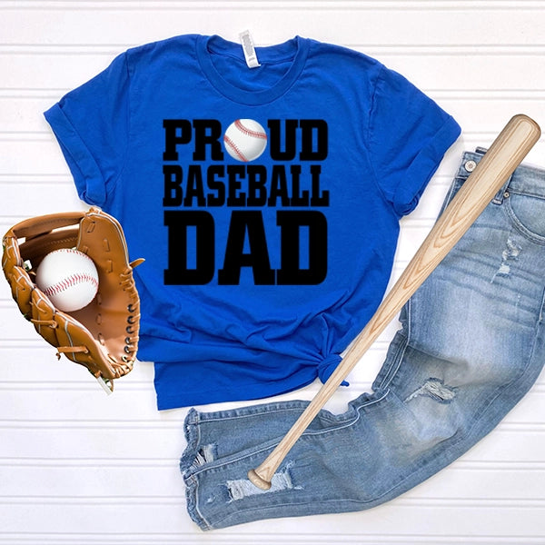 Proud Baseball Dad DTF Transfer