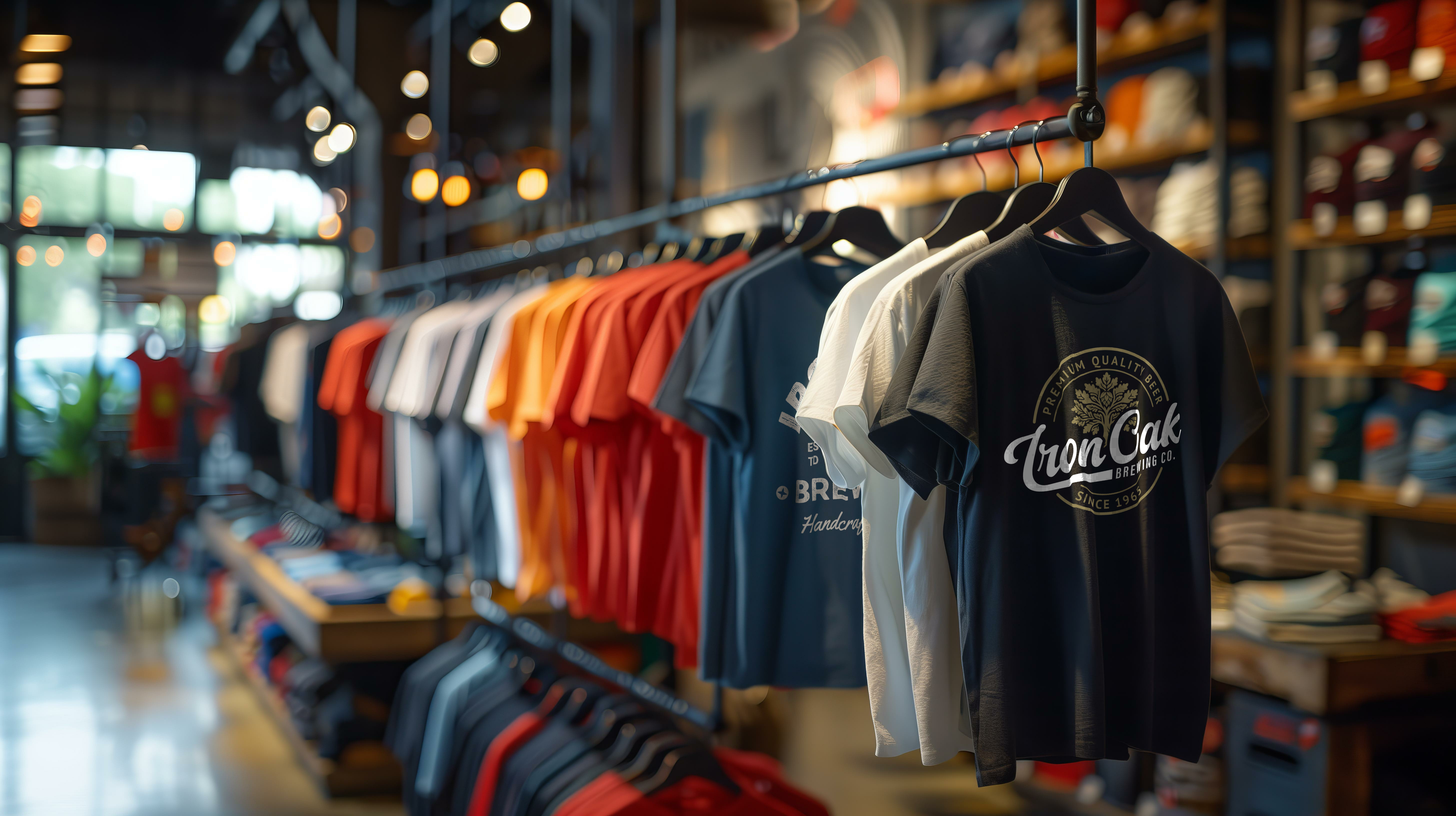 Retail shirt rack